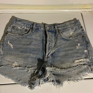 Agolde jean shorts